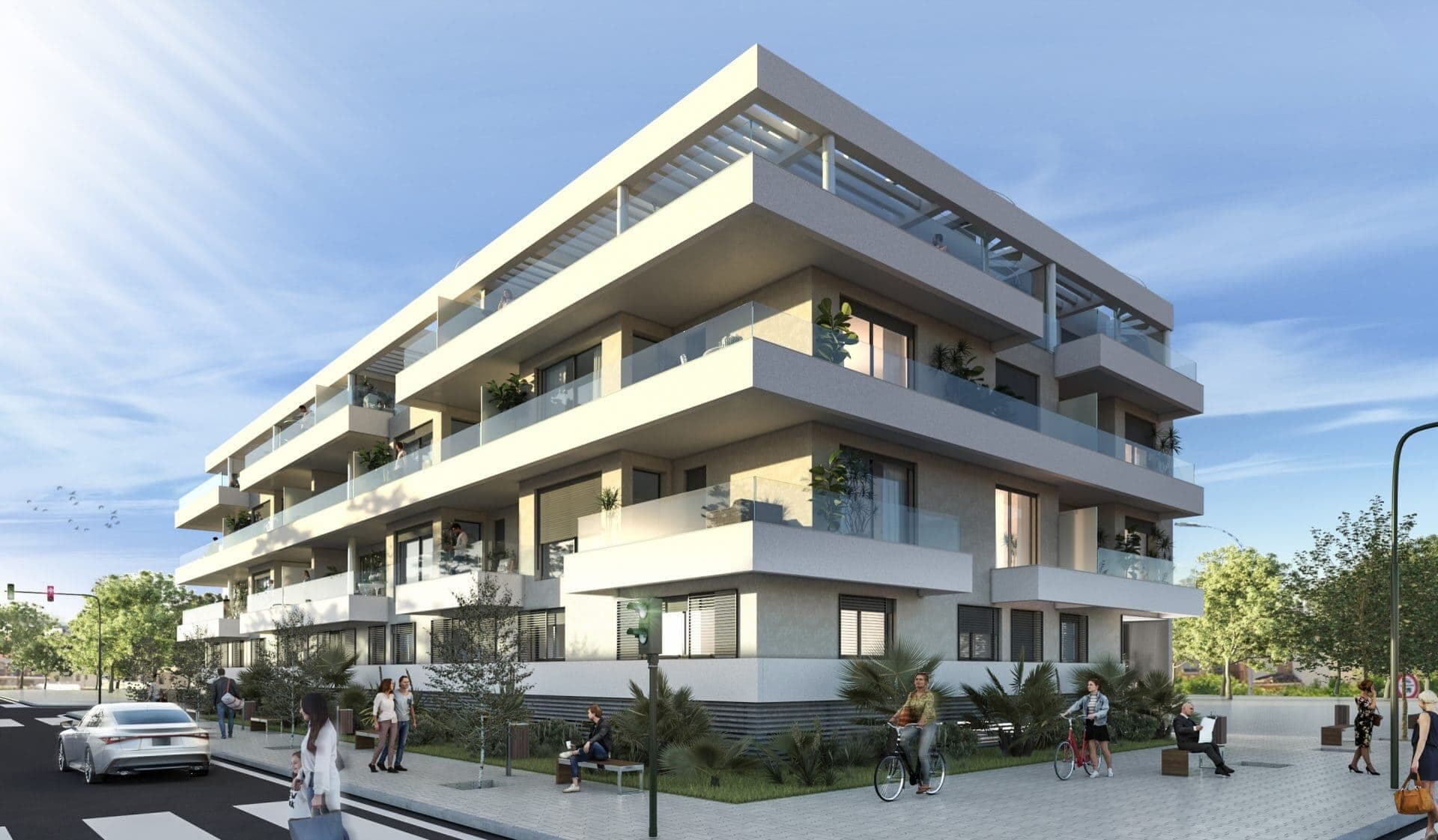 Modern coastal apartments just steps from the beach in Rincón de la Victoria