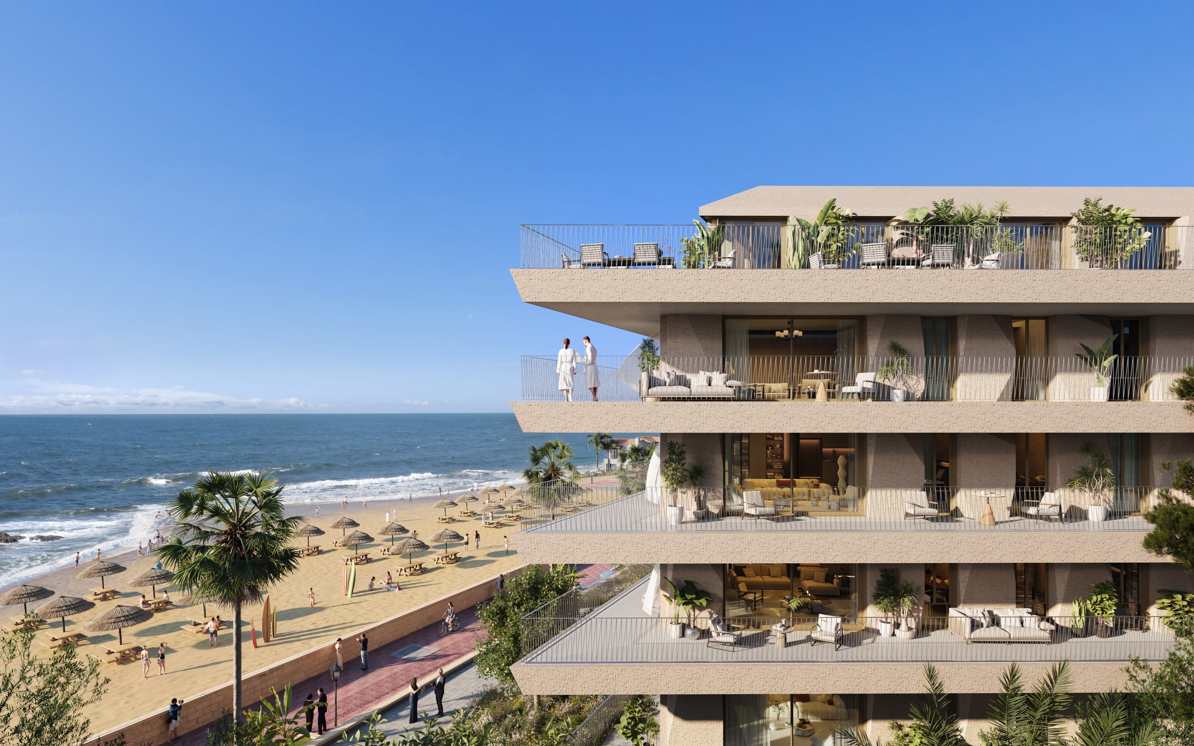 Vesta Mare tengerparti házak Manilvában, Duquesa Marina közelében, medencével és római örökséggel.