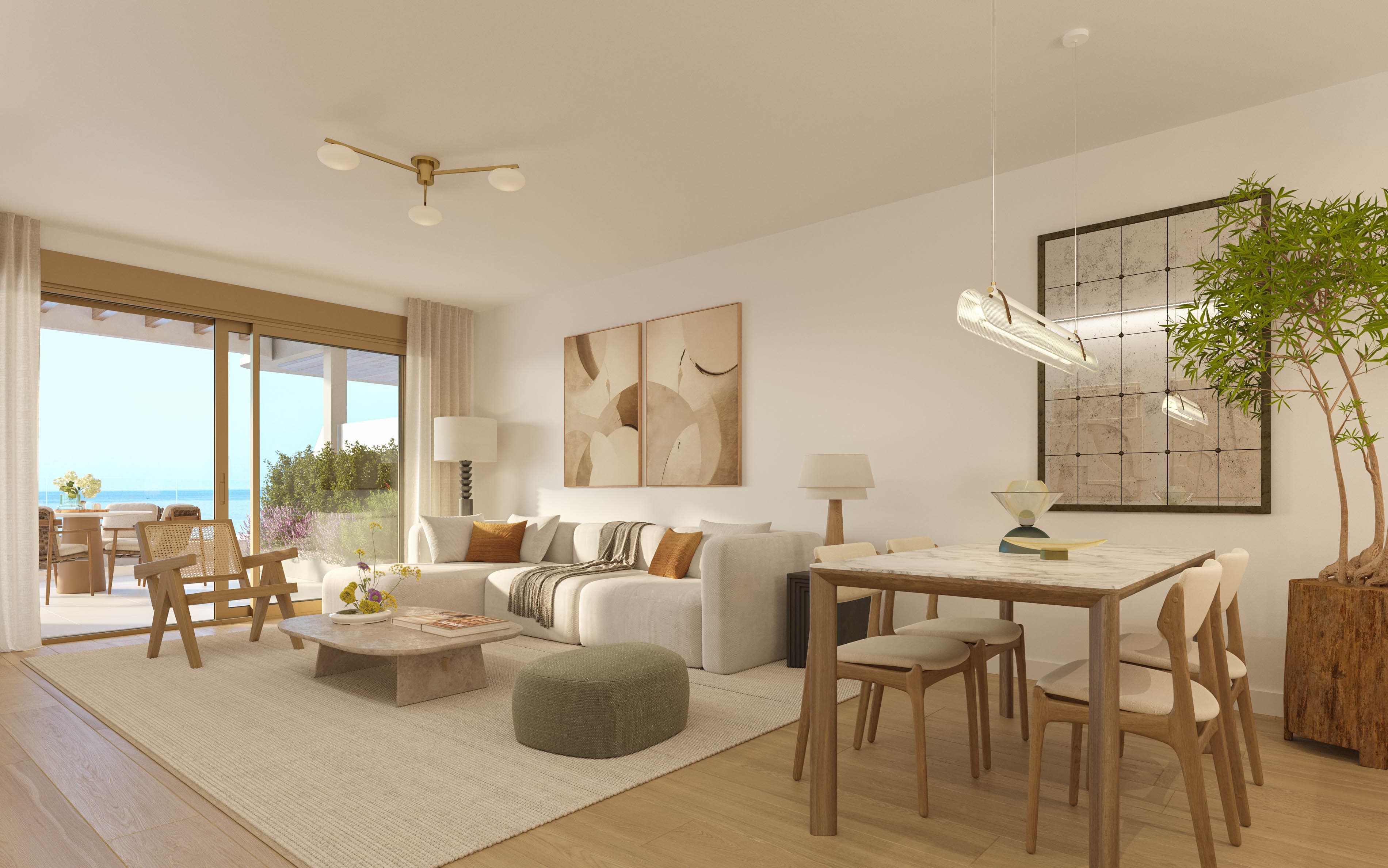 Emelt tengerparti élet.